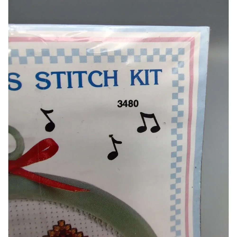Musical Cross Stitch Kit Complete New Berlin 3480‎ Home Sweet Home Frame New